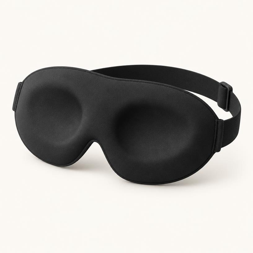 Contoured sleep mask