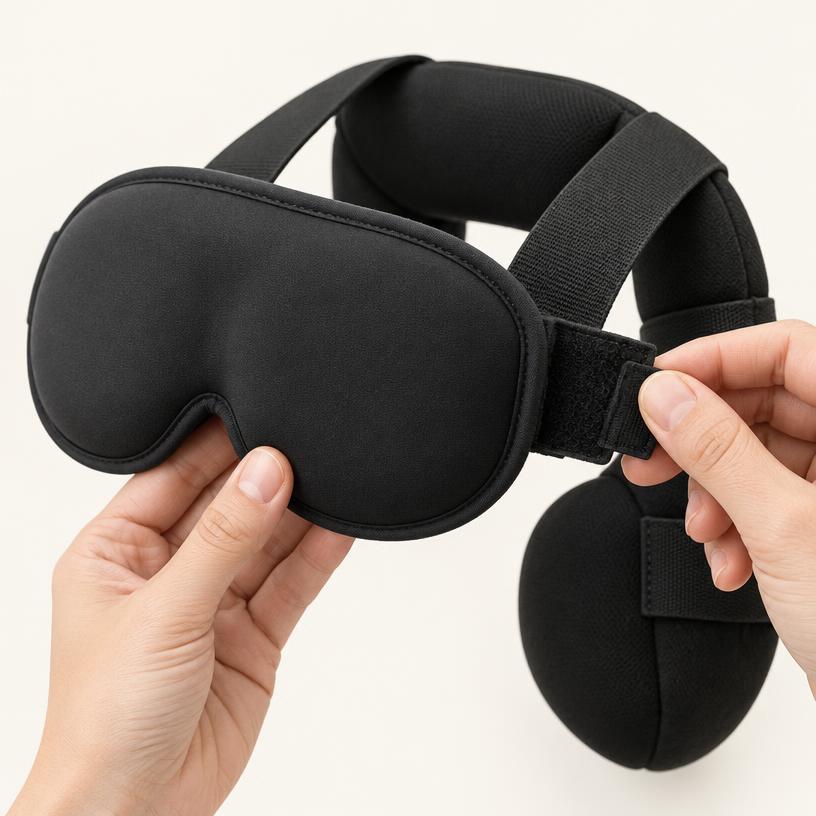 Step 04: Attach the eye mask