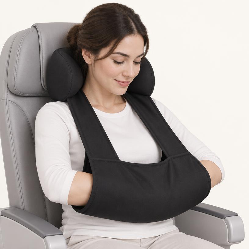 Step 05: Slip your arms inside the sling